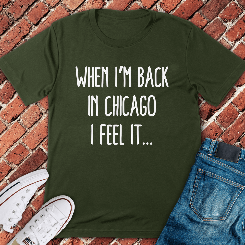 Back In Chicago T-Shirt - Military Green