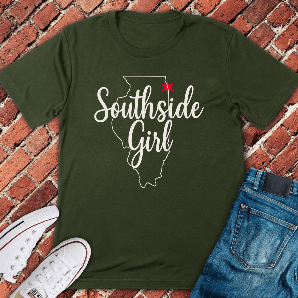 Southside Girl T-Shirt - Military Green