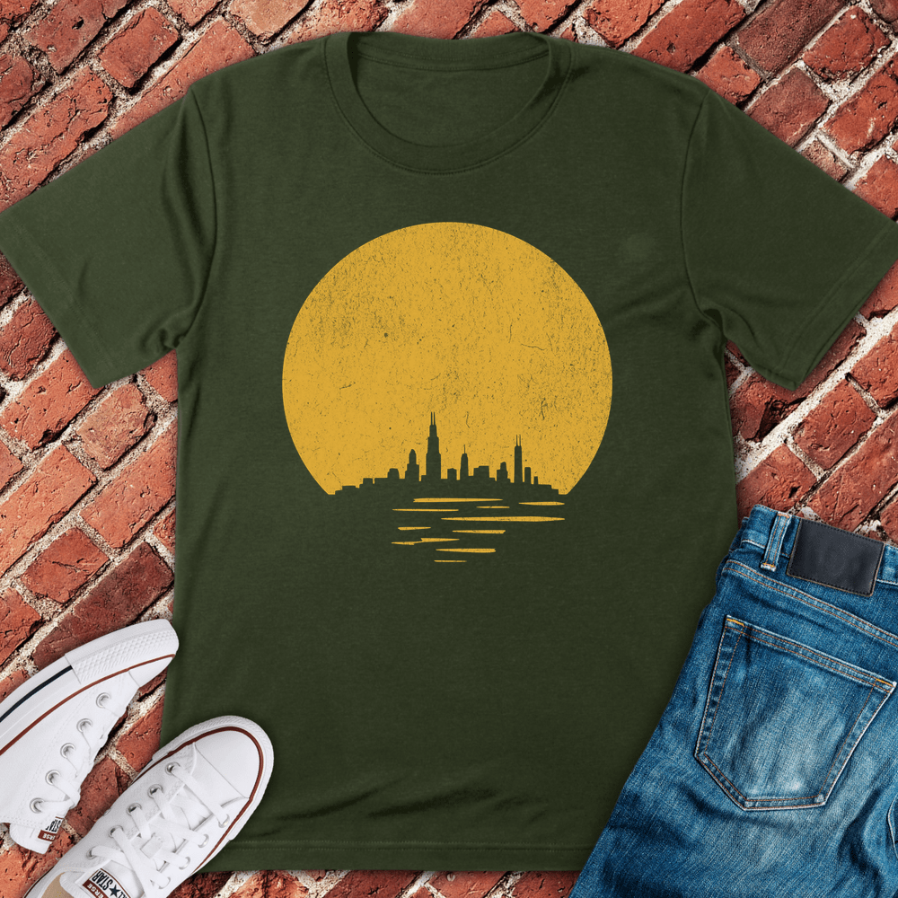 Chicago Sundown T-Shirt - Military Green