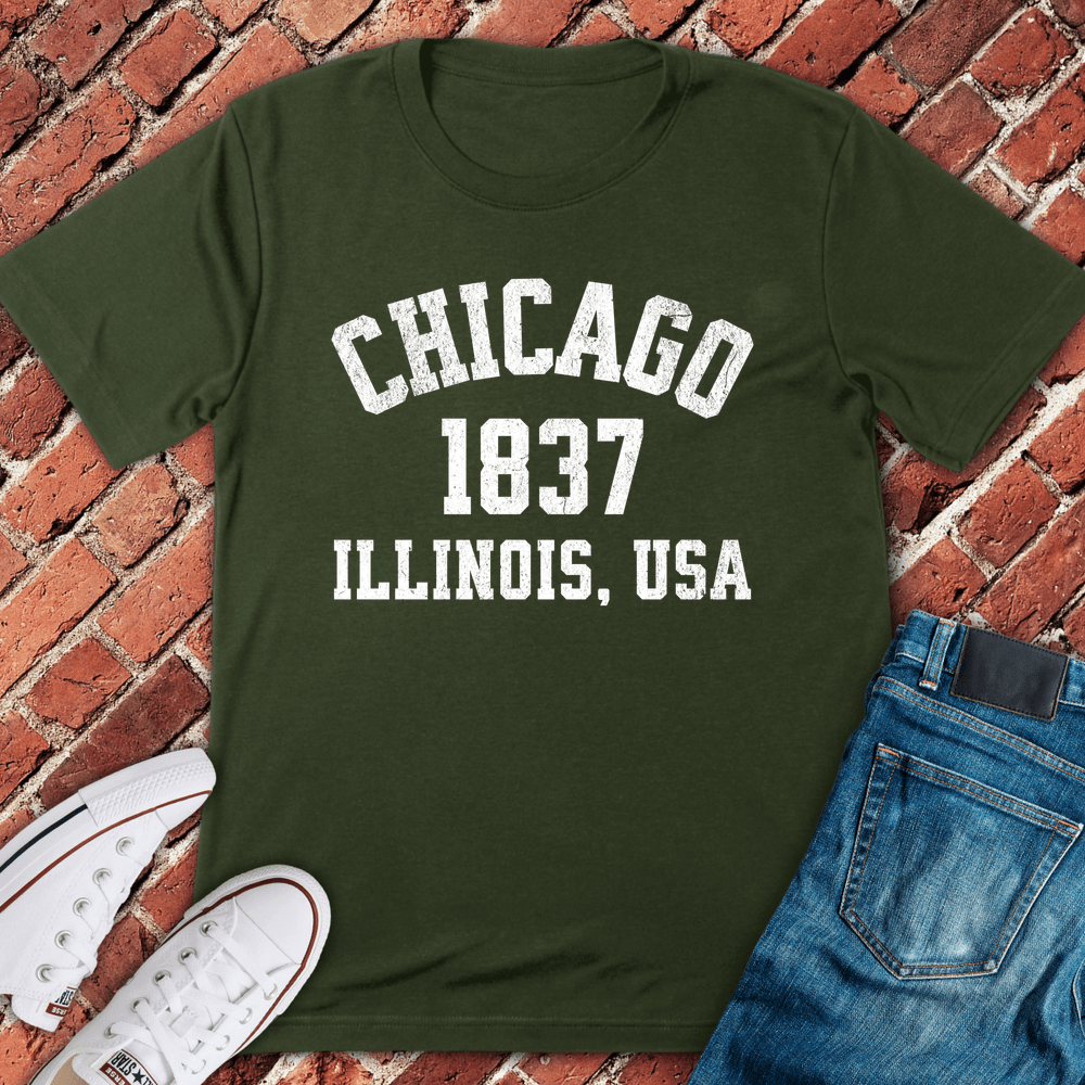 Chicago City Of Chicago Incorporation 1 - Military Green