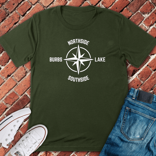 Chicago Directions T-Shirt - Military Green