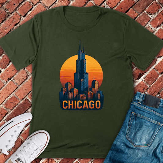 Sundown Sears T-Shirt - Military Green