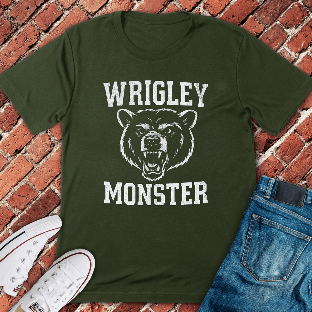 Wrigley Monster T-Shirt - Military Green
