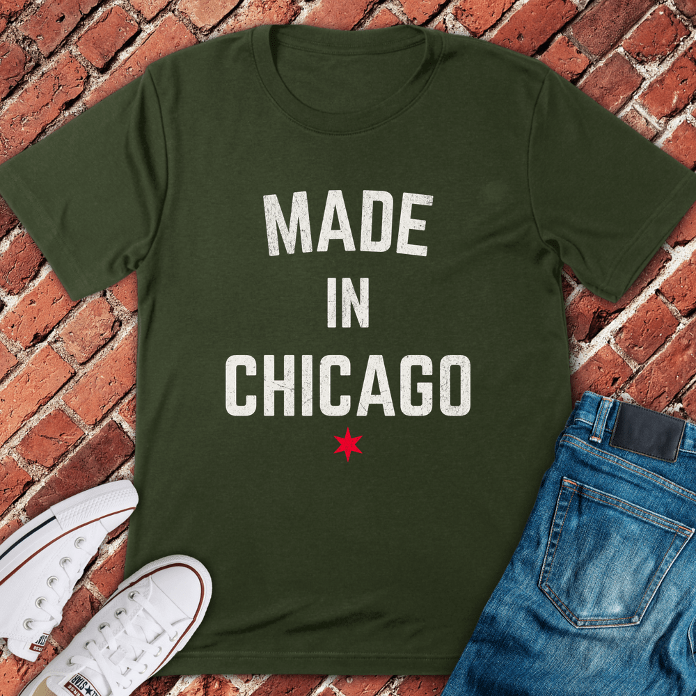 Made In Chicago T-Shirt - Military Green