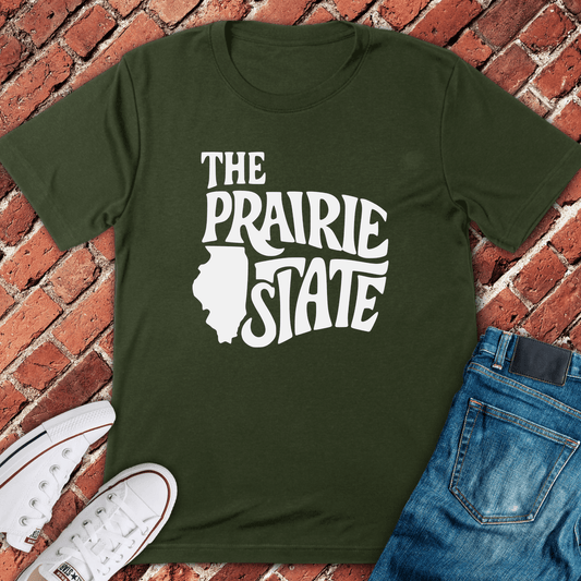 The Prairie State T-Shirt - Military Green