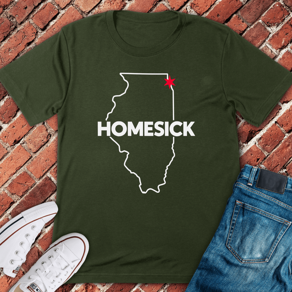 Chicago Homesick T-Shirt - Military Green