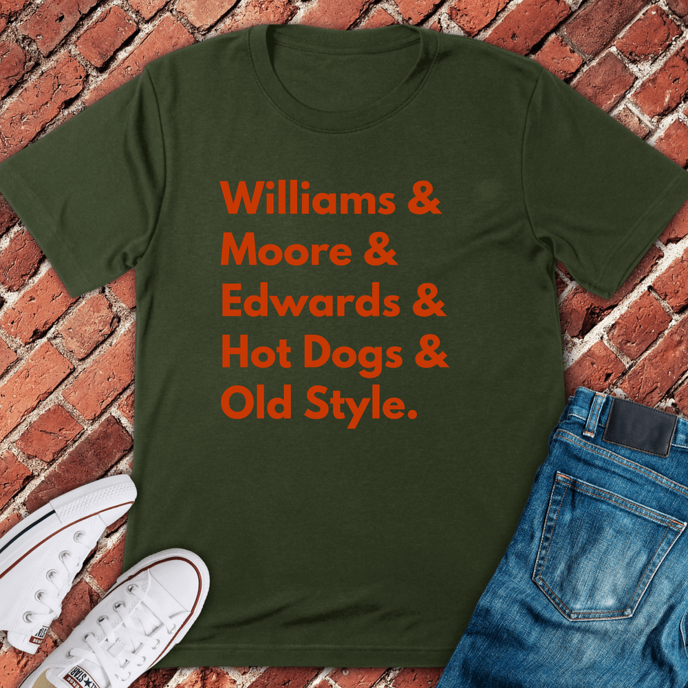 Bear Roll Call T-Shirt - Military Green
