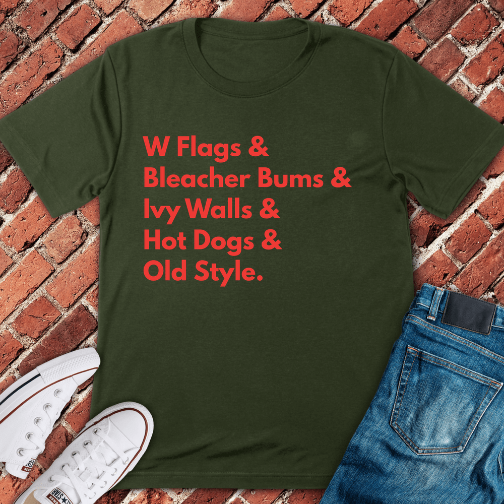 Wrigley Stuff T-Shirt - Military Green