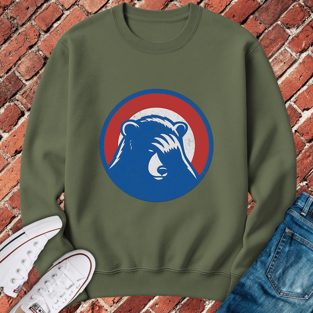 Facepalm Crewneck - Military Green