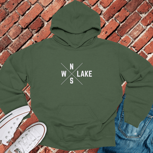 Chicagoans Compass Hoodie - Military Green