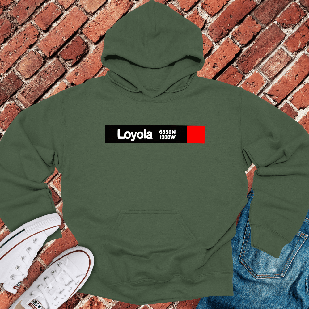 Loyola Hoodie - Military Green