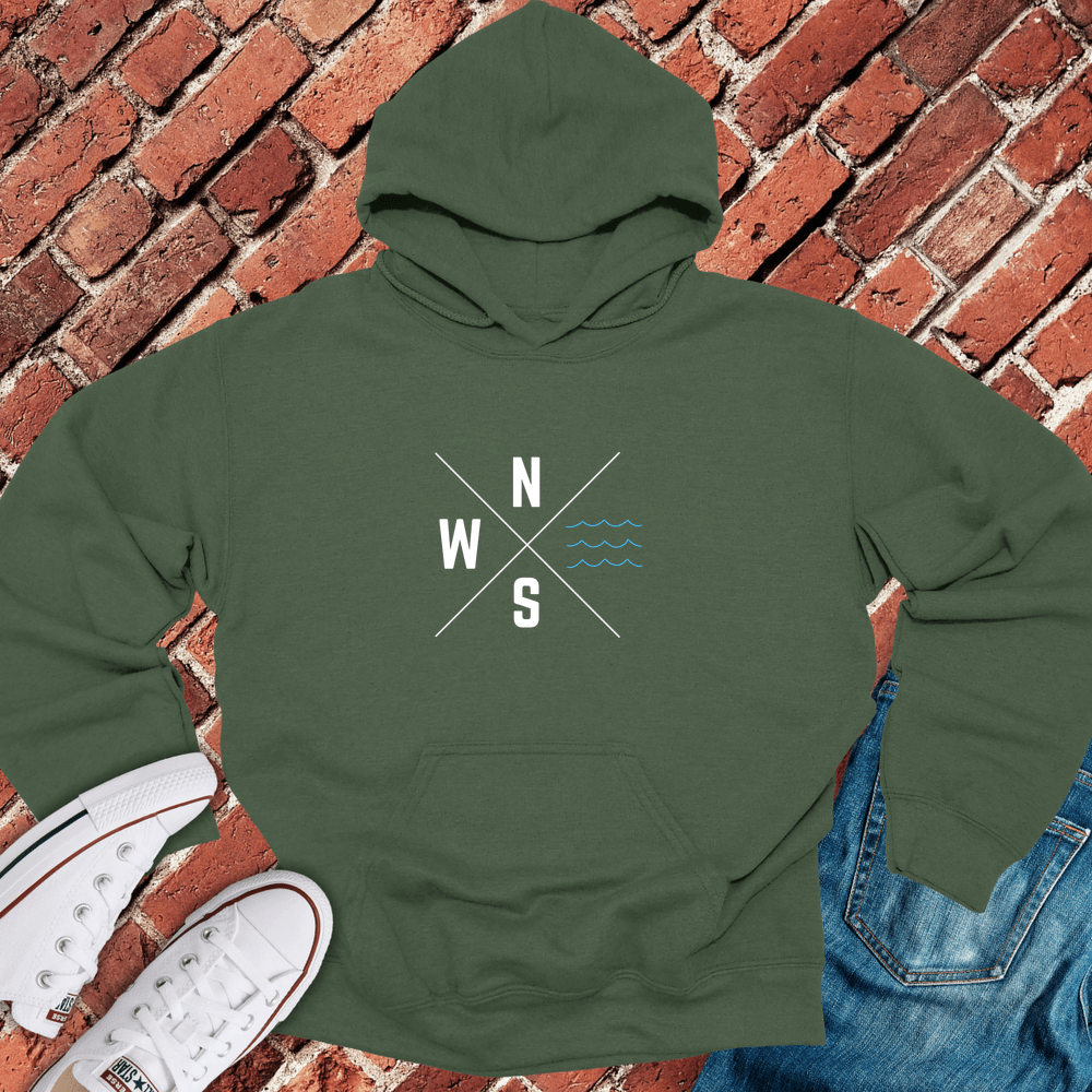 Lake Always East Hoodie - Military Green