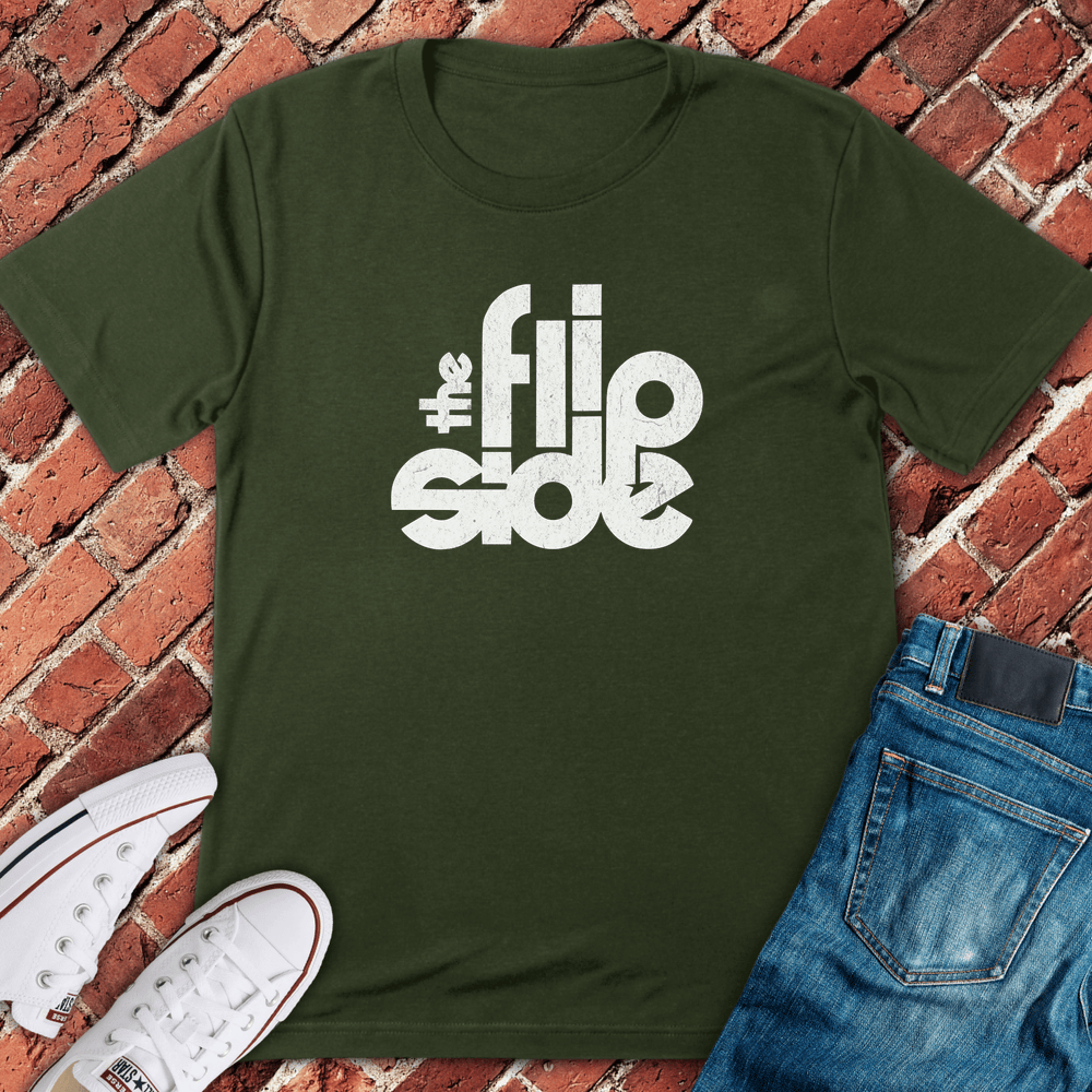The Flip Side T-Shirt - Military Green