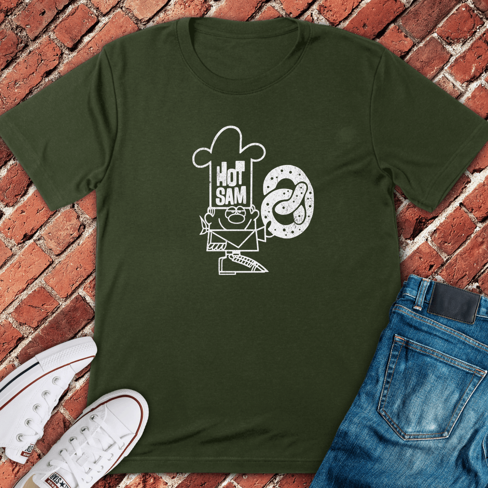 Hot Sam Pretzel T-Shirt - Military Green