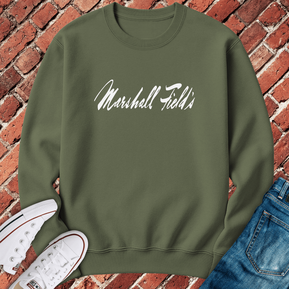 Fields Forever Crewneck - Military Green