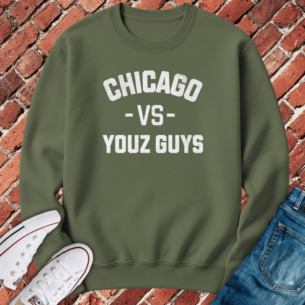 Chicago Vs Youz Guys Crewneck - Military Green