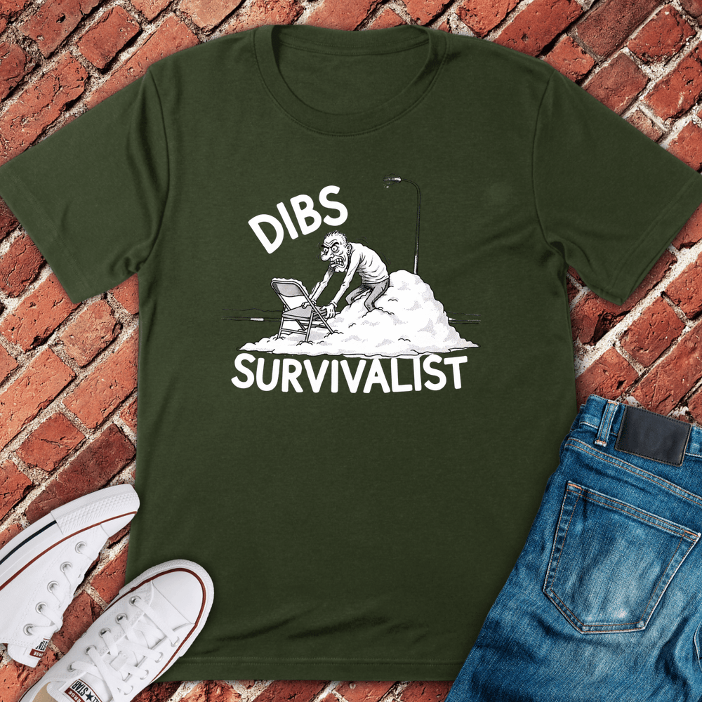 Dibs Survivalist T-Shirt - Military Green