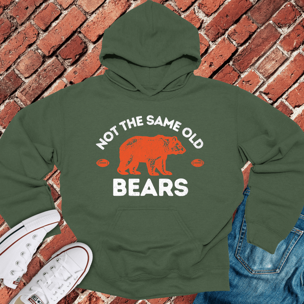 Same Old Bears Hoodie - Military Green