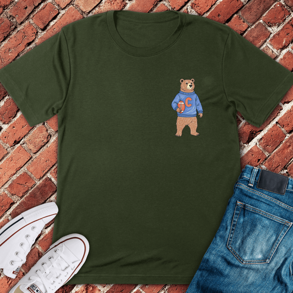 Pocket Bear T-Shirt - Military Green