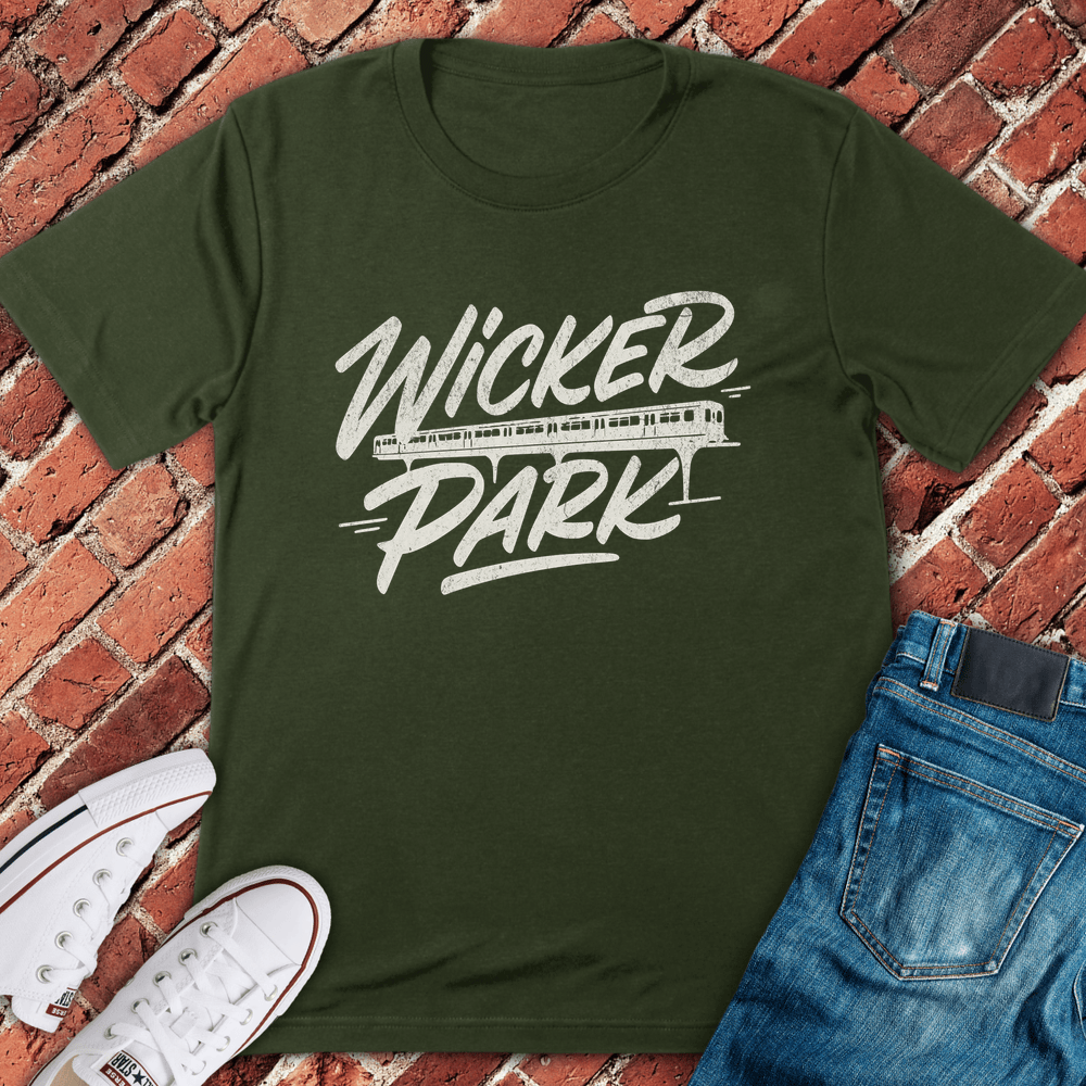 Wicker Park Style T-Shirt - Military Green