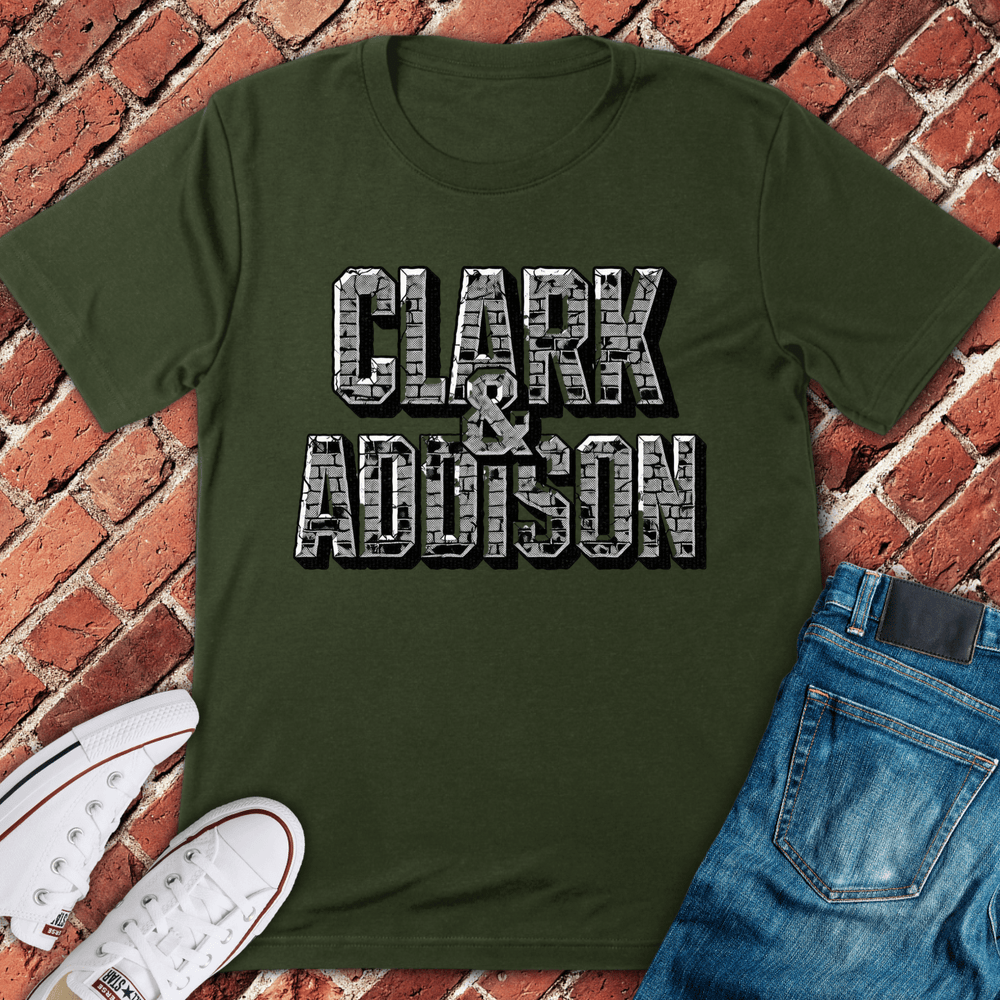 Clark & Addison Brick T-Shirt - Military Green