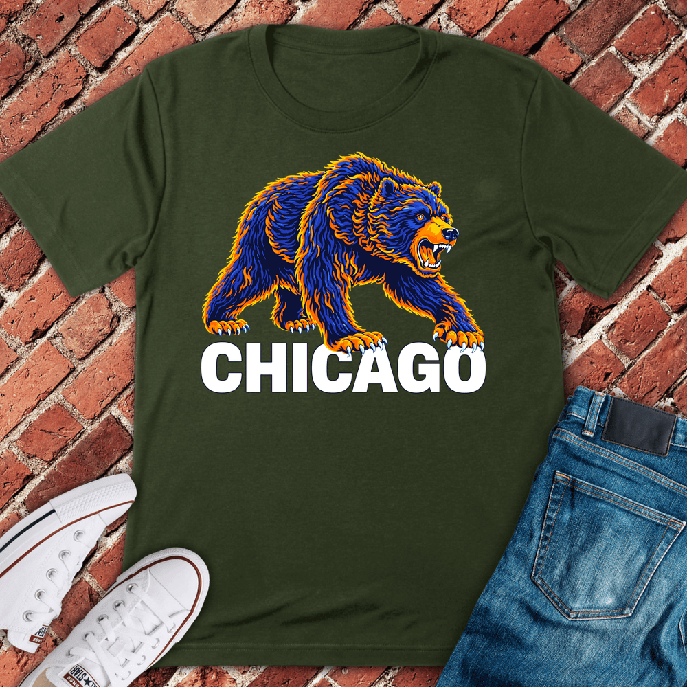 Chicago Grizzly T-Shirt - Military Green