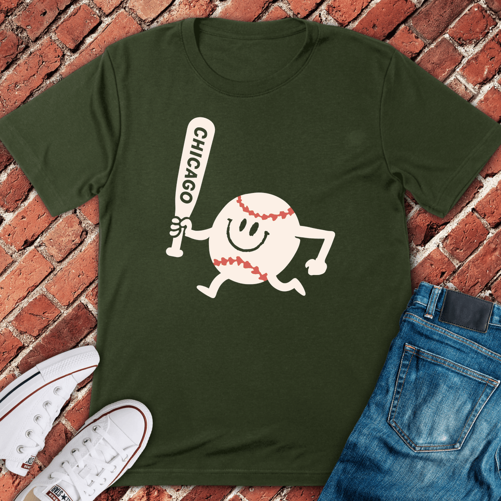 Chicago Slugger T-Shirt - Military Green