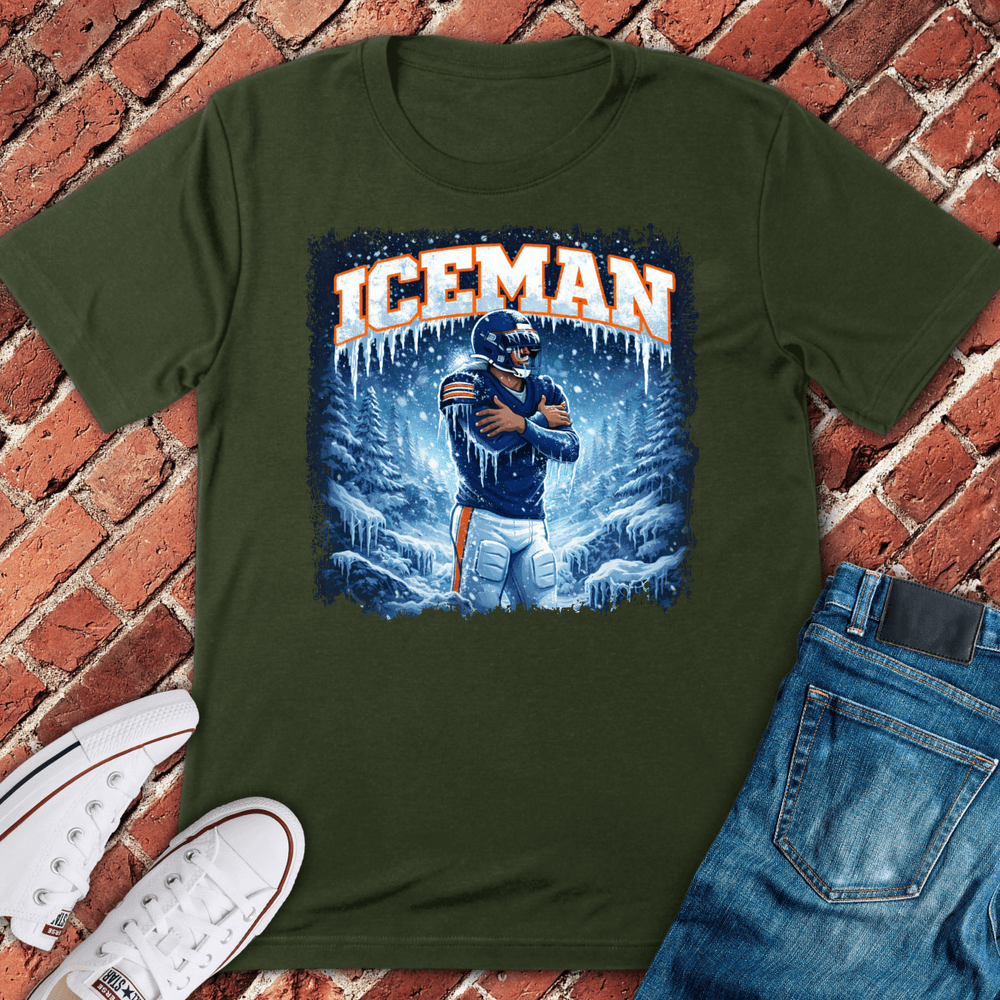 Frozen Iceman T-Shirt - Military Green