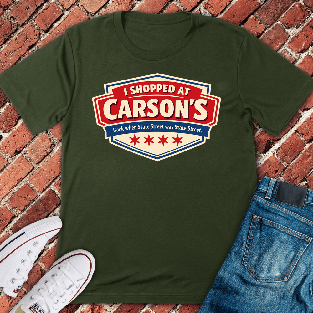 Carsons State St T-Shirt - Military Green