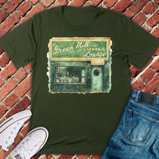 Green Mill Lounge T-Shirt - Military Green