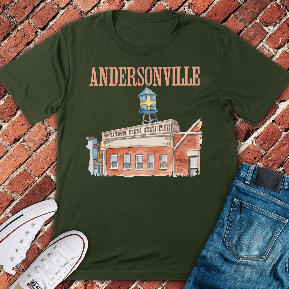 Anderson Tank T-Shirt - Military Green