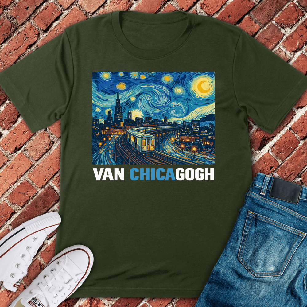 Van Chicagogh T-Shirt - Military Green
