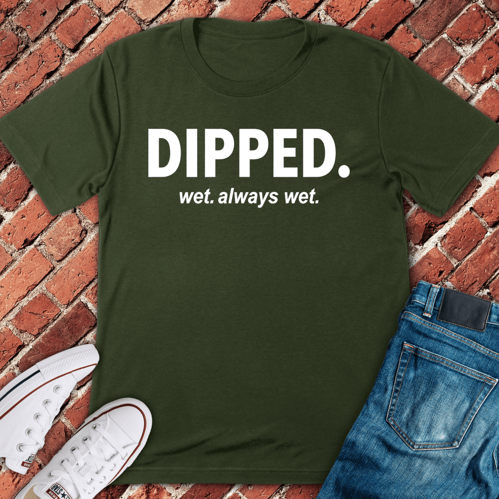 Dipped Always Wet T-Shirt - Military Green