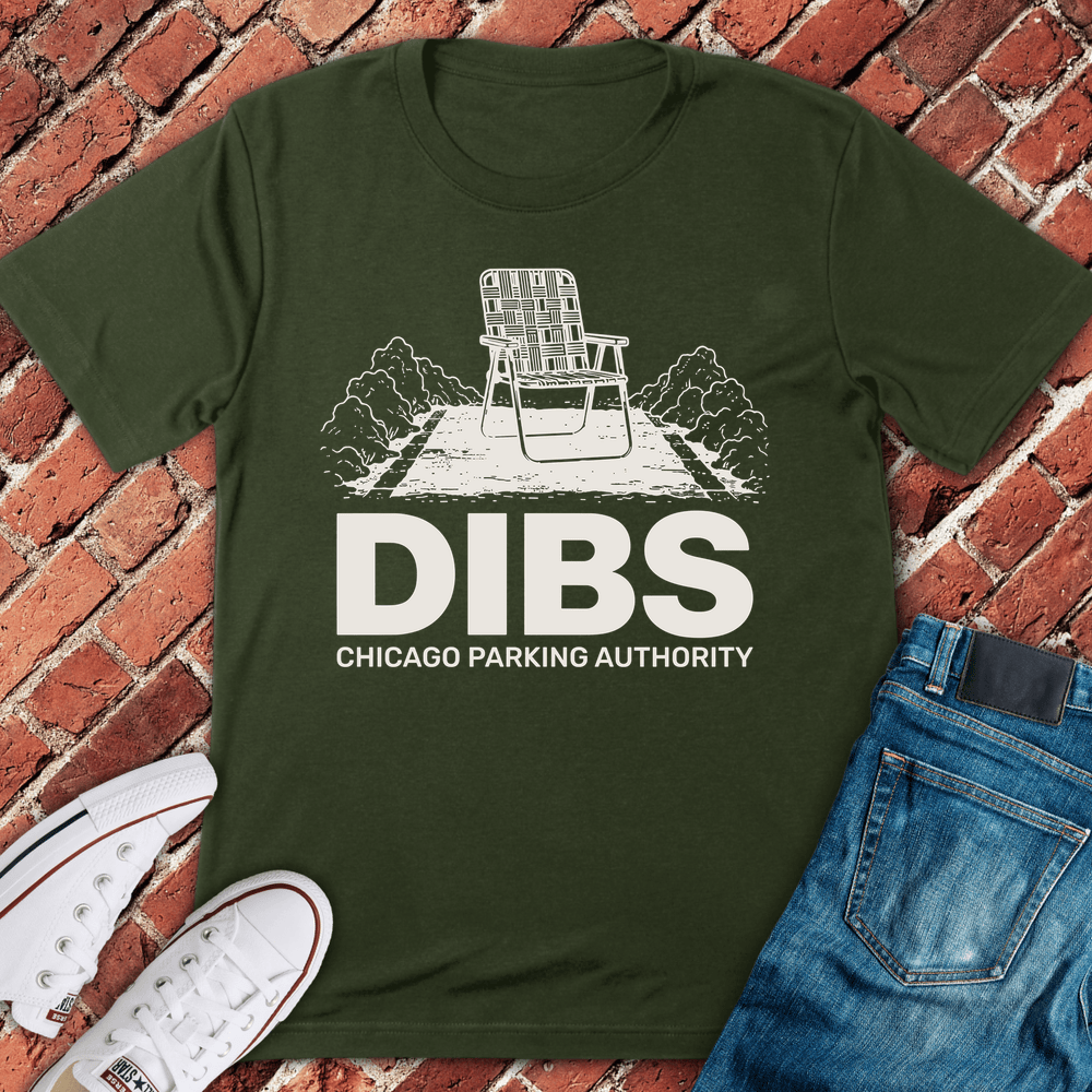 Dibs Authority T-Shirt - Military Green