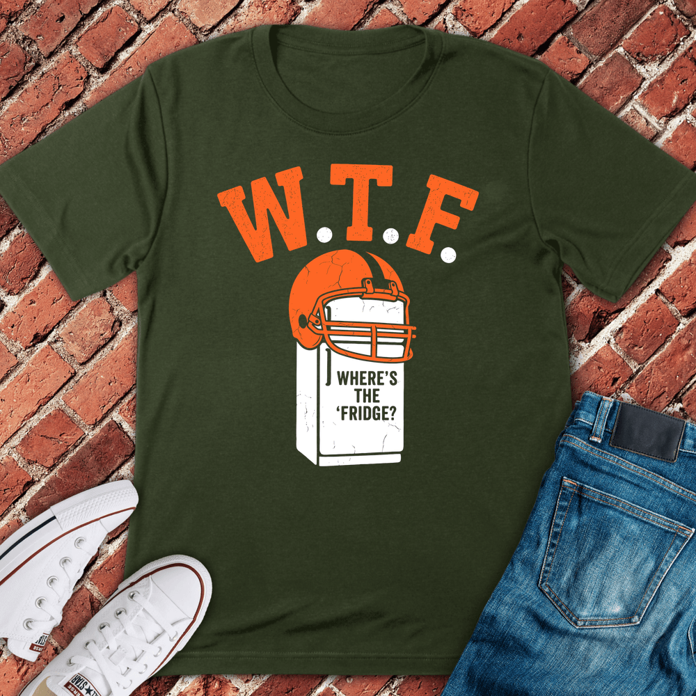 Wtf Fridge Hunt T-Shirt - Military Green