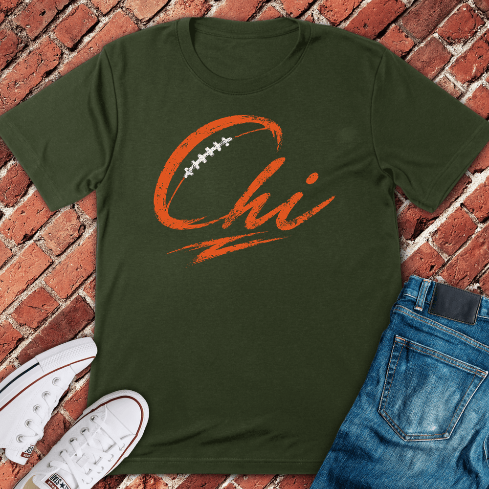 Chi Gridiron T-Shirt - Military Green
