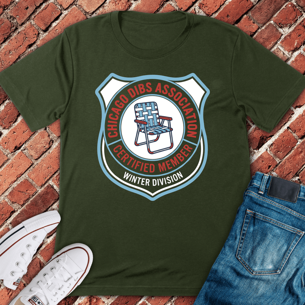 Chicago Dibs Club T-Shirt - Military Green