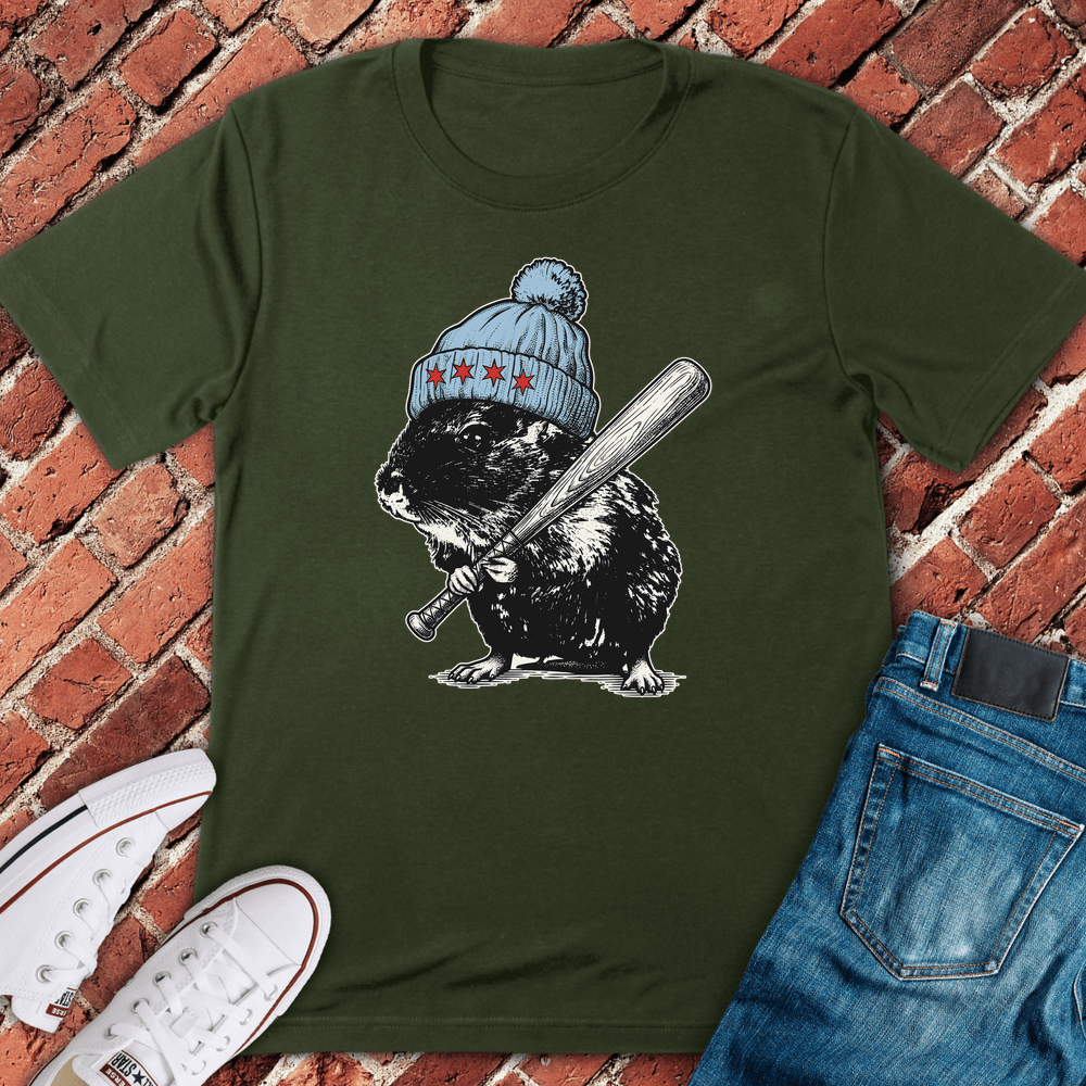 Chi Hog Slugger T-Shirt - Military Green