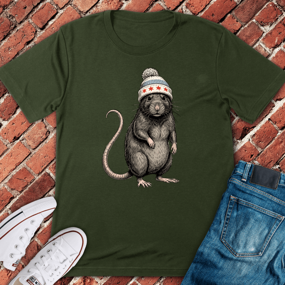 Chicago Rat Dibs T-Shirt - Military Green