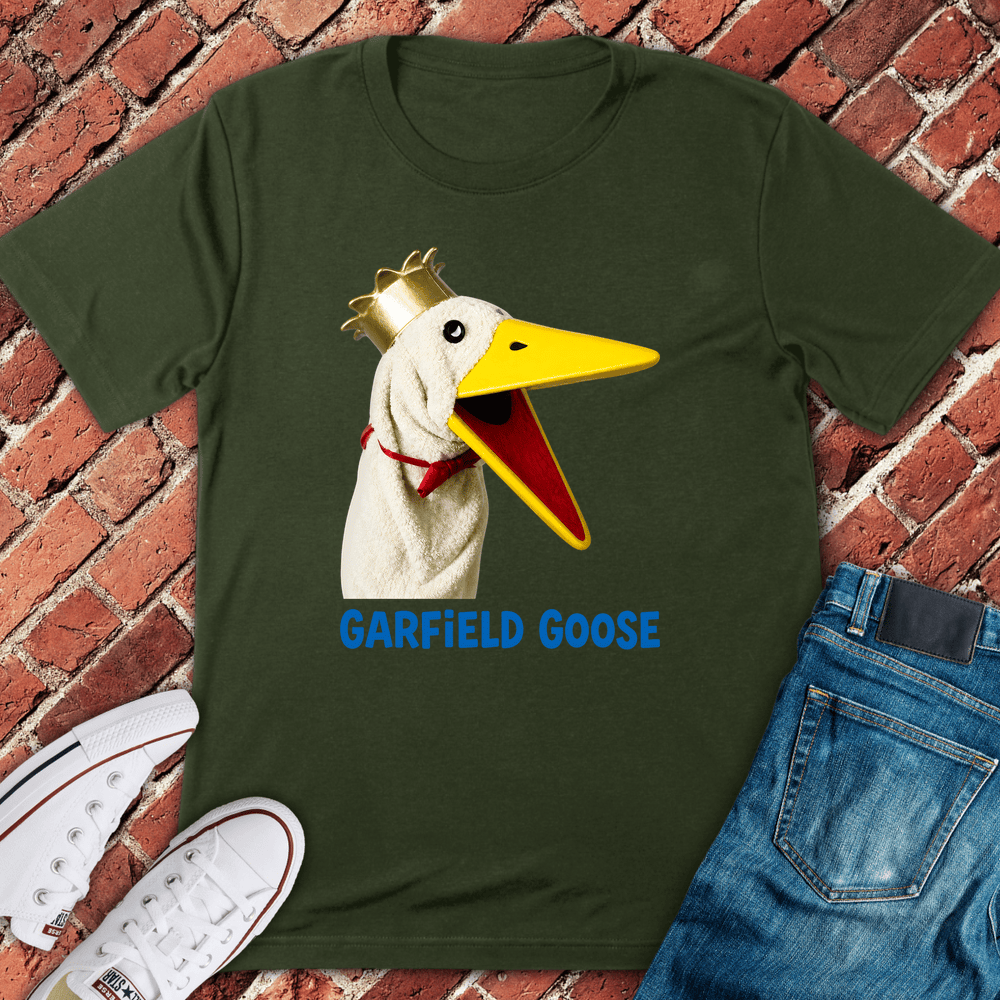 Goose Crown T-Shirt - Military Green