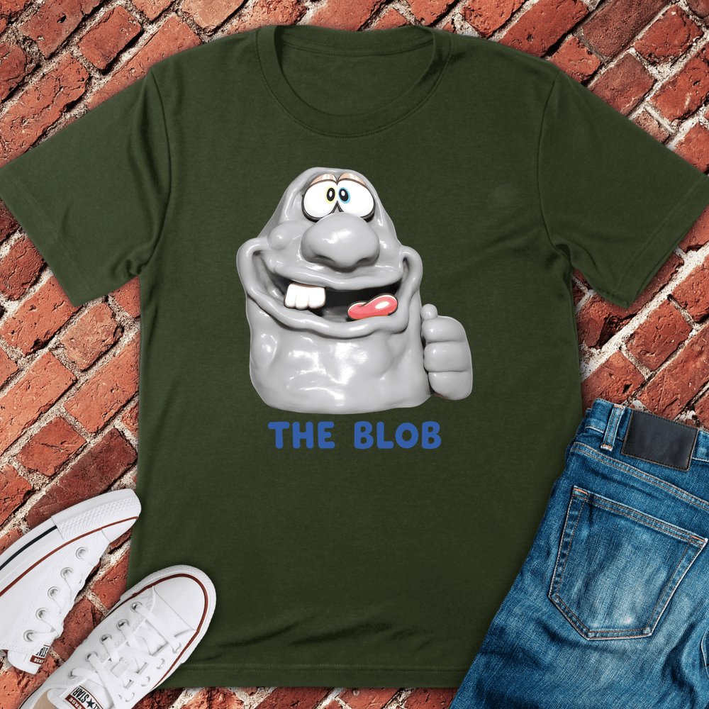 Blob Buddy T-Shirt - Military Green