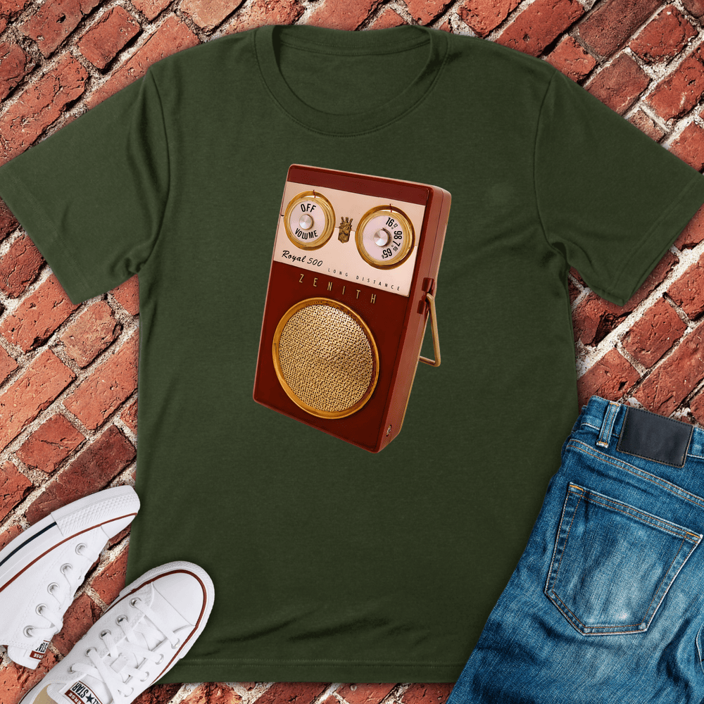 Golden Frequency T-Shirt - Military Green