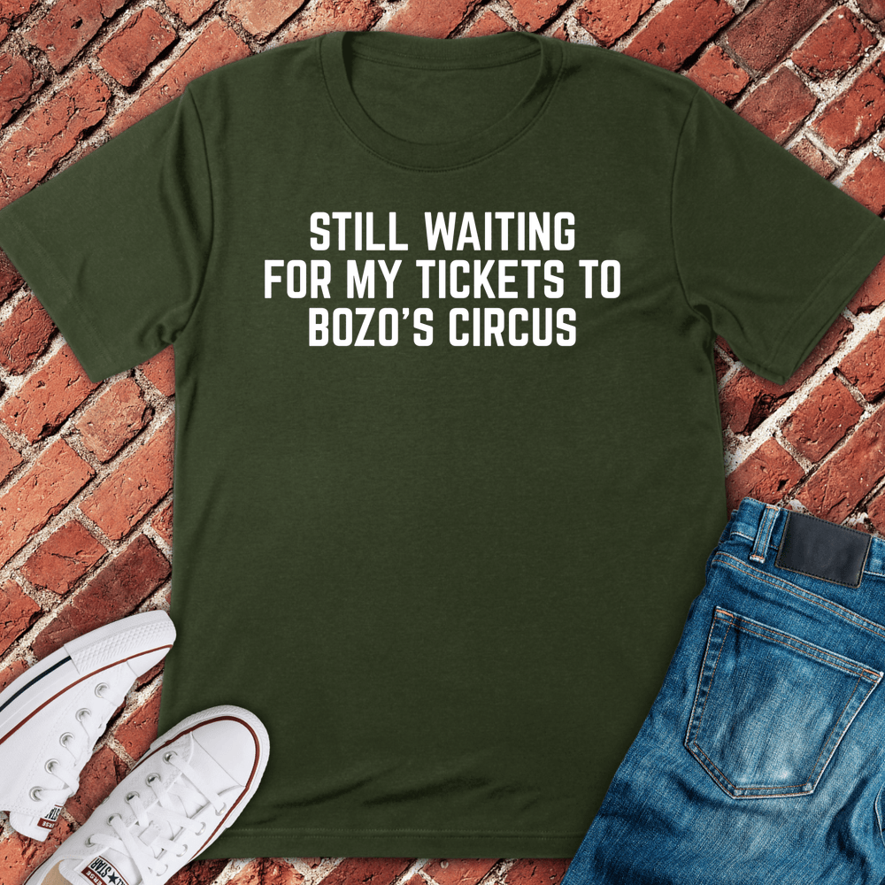 Bozos Circus T-Shirt - Military Green