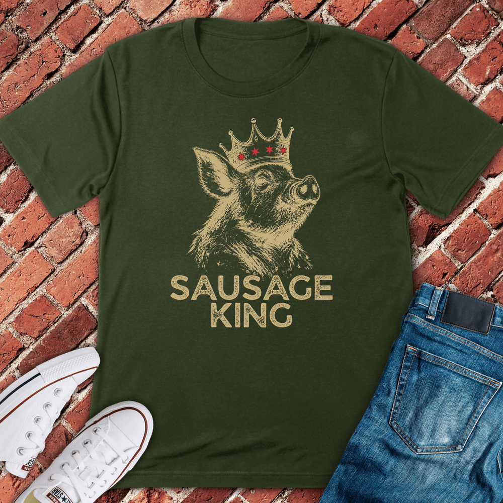 Sausage King T-Shirt - Military Green