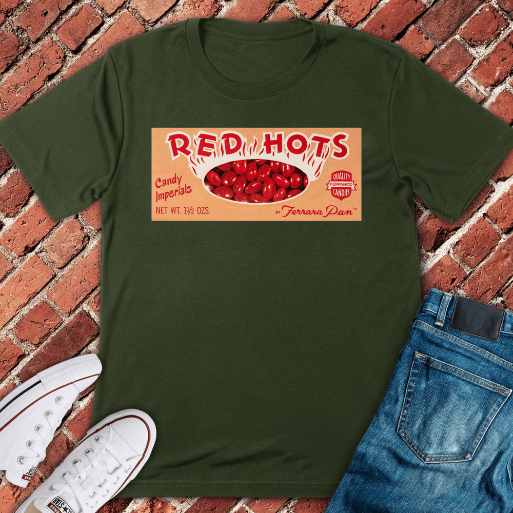 Red Hots T-Shirt - Military Green
