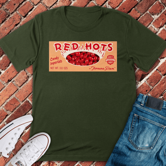 Red Hots T-Shirt - Military Green