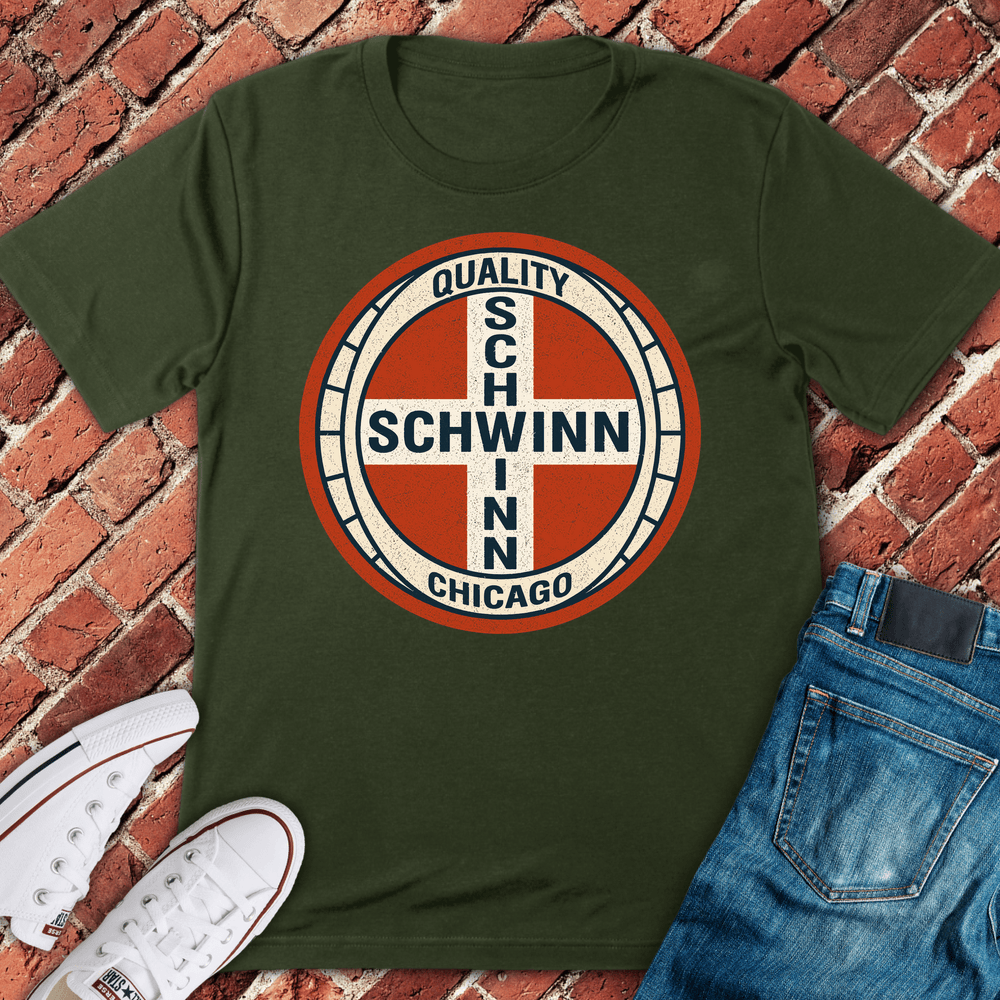 Schwinn Badge T-Shirt - Military Green