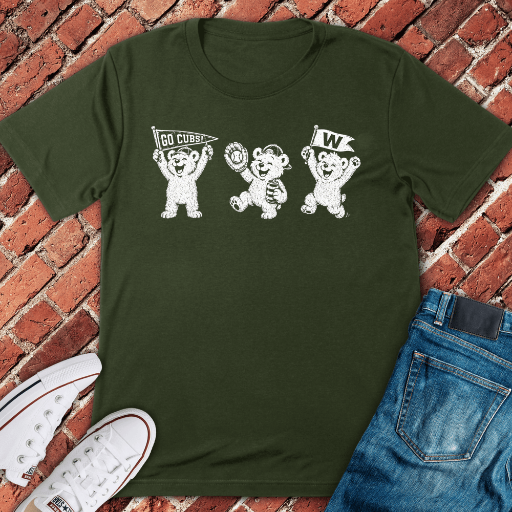 North Side Cubs T-Shirt - Military Green
