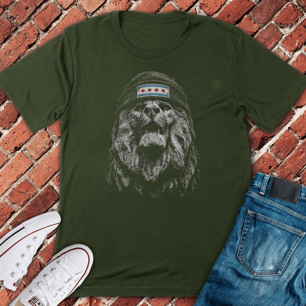Chi Lion T-Shirt - Military Green
