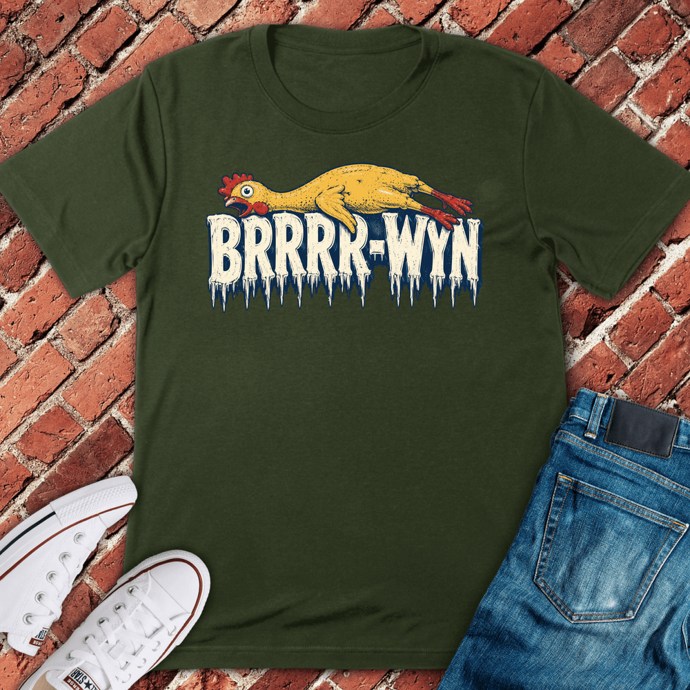 Brrrrr Wyn T-Shirt - Military Green